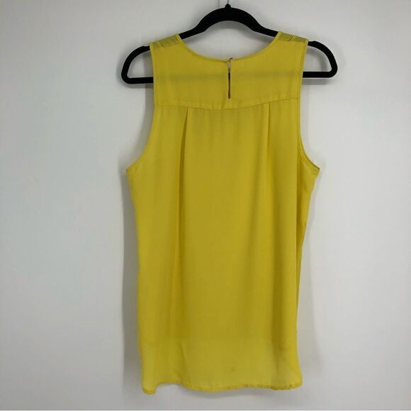 🆕 VIOLET+CLAIRE Yellow Sleeveless Popover Top NWT - Picture 7 of 7